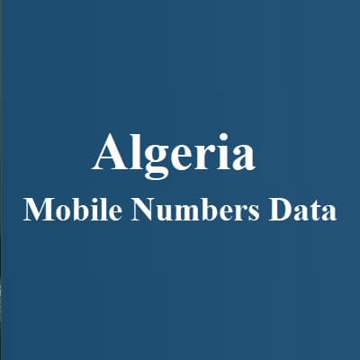 Algeria Mobile Numbers Data
