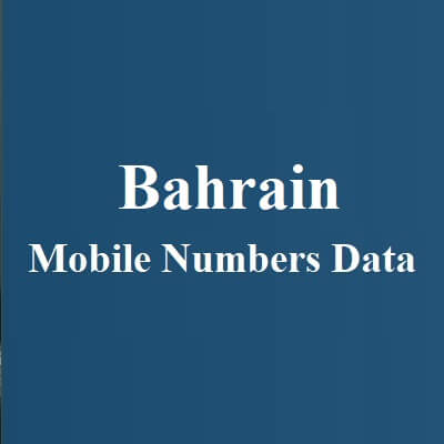 Bahrain Mobile Numbers Data