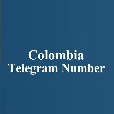 Colombia Telegram Number