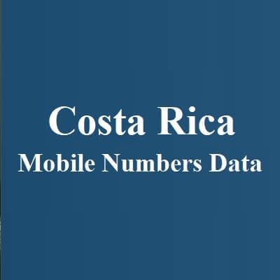 Costa Rica Mobile Numbers Data