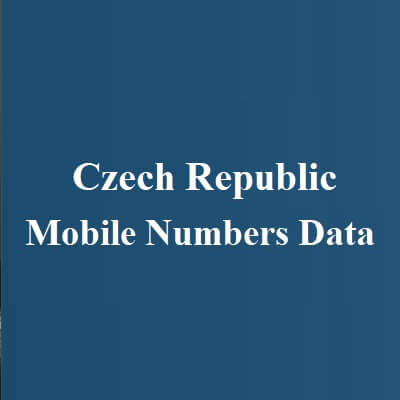 Czech Republic Mobile Numbers Data