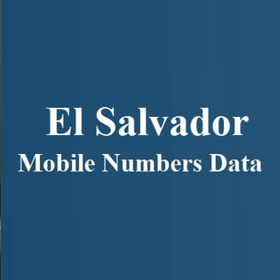 El Salvador Mobile Numbers Data