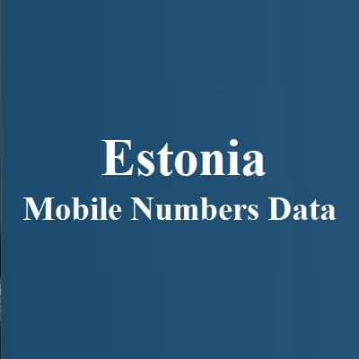 Estonia Mobile Numbers Data