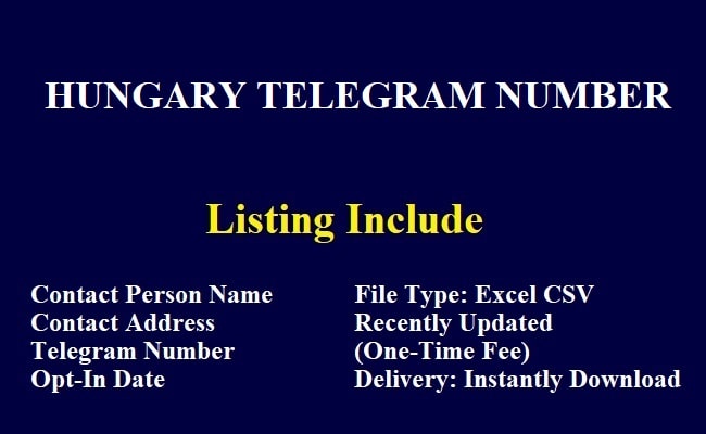 HUNGARY TELEGRAM NUMBER
