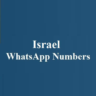 Israel WhatsApp Numbers