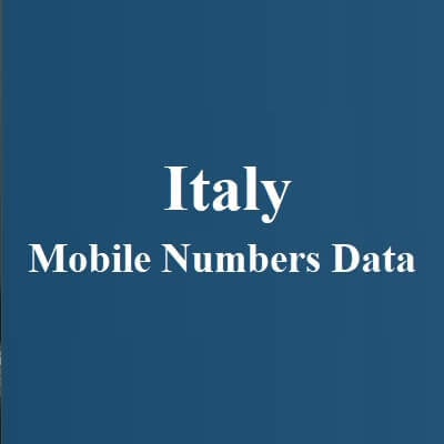 Italy Mobile Numbers Data