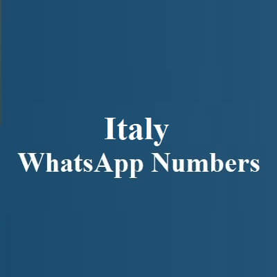 Italy WhatsApp Numbers