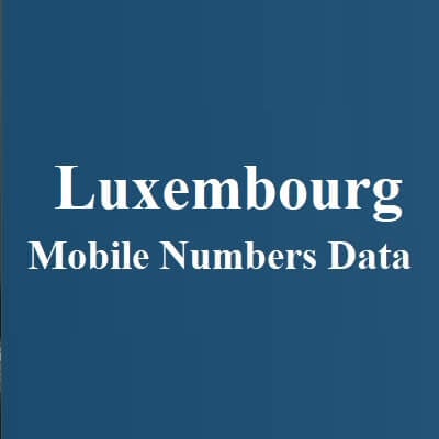 Luxembourg Mobile Numbers Data