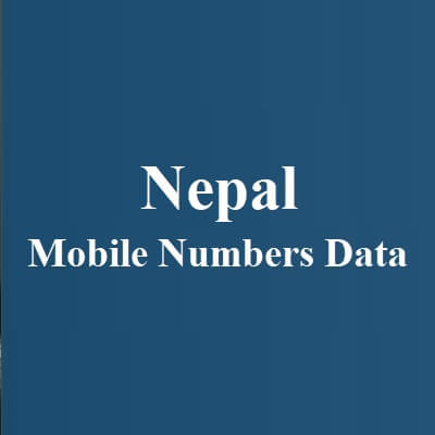 Nepal Mobile Numbers Data