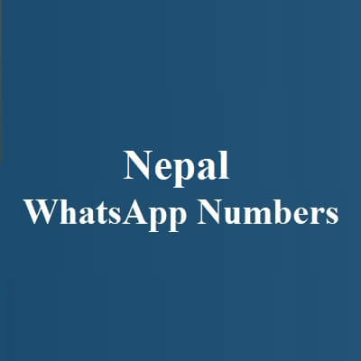 Nepal WhatsApp Numbers