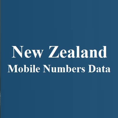 New Zealand Mobile Numbers Data