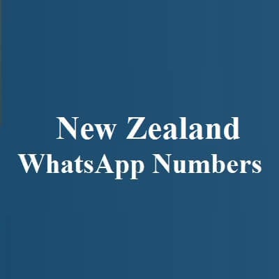 New Zealand WhatsApp Numbers