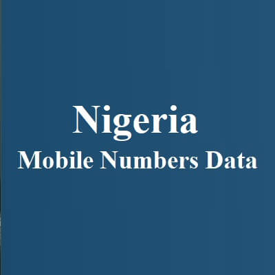 Nigeria Mobile Numbers Data
