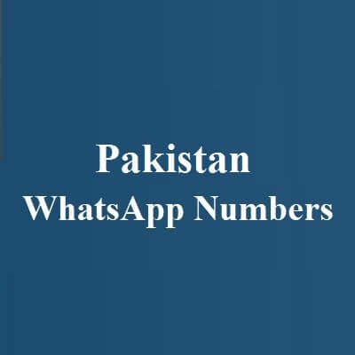Pakistan WhatsApp Numbers