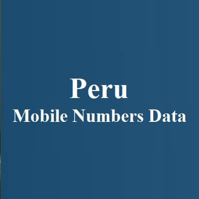Peru Mobile Numbers Data