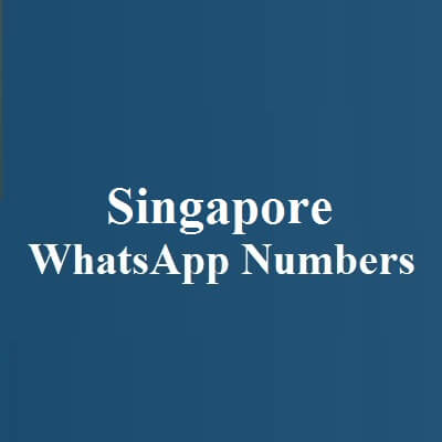 Singapore WhatsApp Numbers