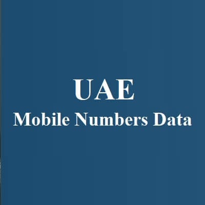 UAE Mobile Numbers Data