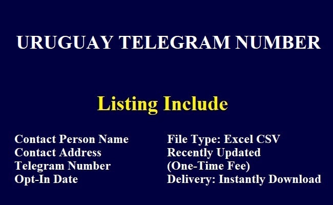 URUGUAY TELEGRAM NUMBER