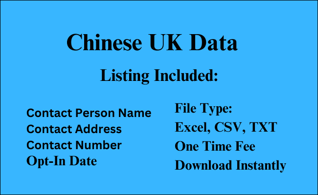 Chinese UK Data