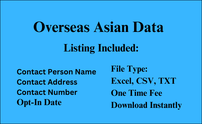 Overseas Asian Data