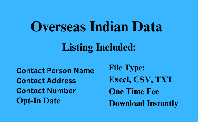 Overseas Indian Data