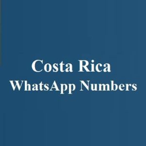 Costa Rica WhatsApp Numbers