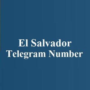 El Salvador Telegram Number