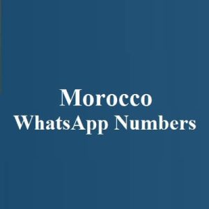 Morocco WhatsApp Numbers